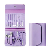 16 pcs Manicure Set Professional Nail Clippers Pedicure Kit, Stainless Steel Nail Care Tools Grooming Kit, Nail Cutter Set & Nail Cutter Kit
