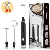 High Quality Coffee Beater and Egg Whisker, Rechargeable USB Connect, Milk Frothier & Former, Egg Beater.