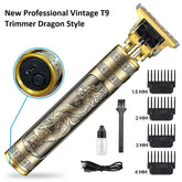 T9 Trimmer Dragon Style ABS Metal Body , T9 Premium Quality Professional Rechargeable Hair Trimmer Shaving Machine Hair Clipper Shaver.