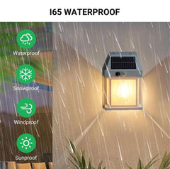High Quality LED Solar Wall Lamp, Solar Light Outdoor Waterproof Up And Down Luminous Lighting Garden Decoration Solar Lights Stairs Fence Sunlight Lamp