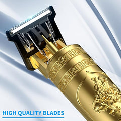 T9 Trimmer Dragon Style ABS Metal Body , T9 Premium Quality Professional Rechargeable Hair Trimmer Shaving Machine Hair Clipper Shaver.