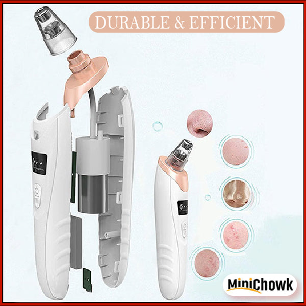 5-in-1 Blackhead remover, blackhead remover machine, derma suction, pimple acne remover, blackhead vacuum machine, dust remover.