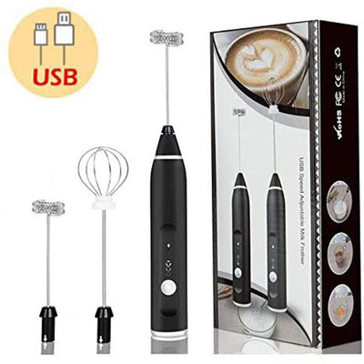 High Quality Coffee Beater and Egg Whisker, Rechargeable USB Connect, Milk Frothier & Former, Egg Beater.